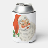 Een retro Santa Blikjeskoeler (Blikje Achterkant)