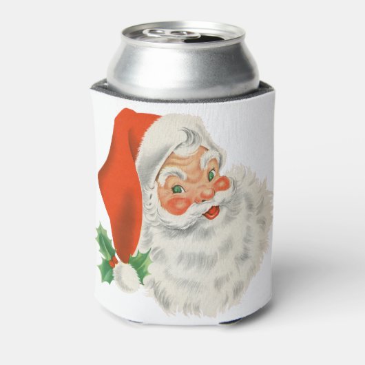 Een retro Santa Blikjeskoeler (Blikje Achterkant)