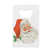 Een retro Santa Creditkaart Flessenopener (Achterkant)