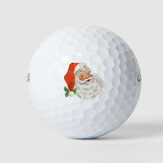 Een retro Santa Golfballen (Voorkant)
