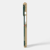 Een retro-stijl reisposter van Parijs Case-Mate iPhone Case (Achterkant / Links)