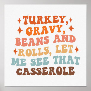 Een Retro Thanksgiving Diner Poster