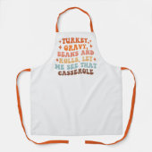 Een Retro Thanksgiving Diner Schort (Voorkant)