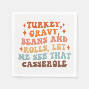 Een Retro Thanksgiving Diner Servet