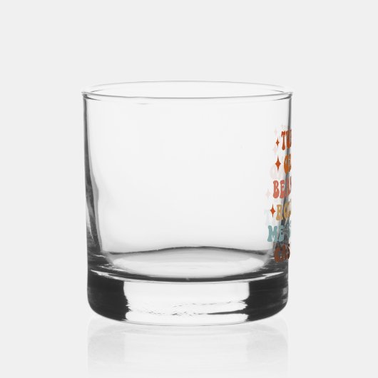 Een Retro Thanksgiving Diner Whisky Glas (Rechts)