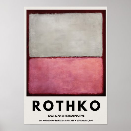 Een Retrospectief 1 Poster (Voorkant)