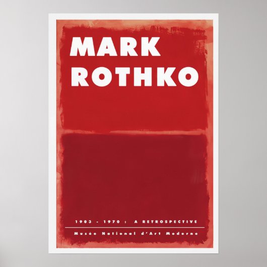 Een retrospectief 4 poster (Voorkant)