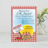 Een reünie | Picknick in het park | Alle voorvalle Kaart (Staand voorkant)