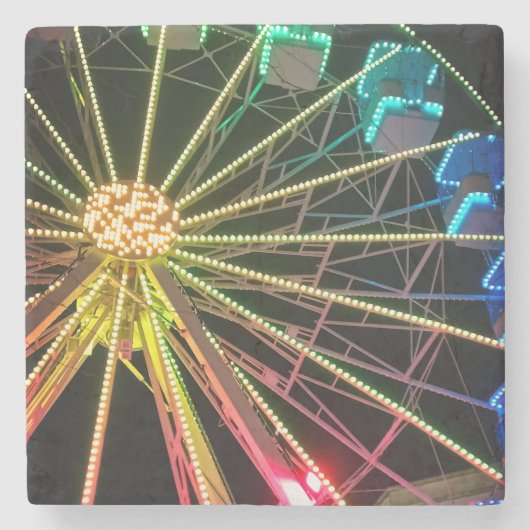 Een reuzenrad stenen onderzetter (Voorkant)