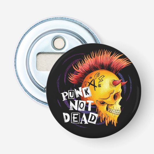 "Een revolutie in uw drankervaring" Button Flesopener (Voorkant)
