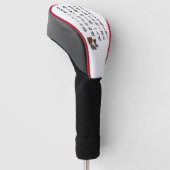 één richting golfheadcover (Schuin)