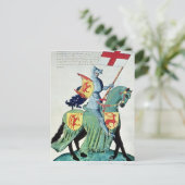 Een ridder die de Wapens van Verona dragen Briefkaart (Staand voorkant)