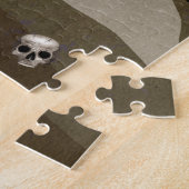 Een ridder in de middeleeuwen legpuzzel (Zijkant)