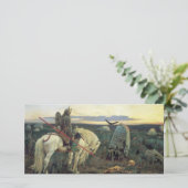 Een ridder op het kruispunt (door Viktor Vasnetsov Kaart (Staand voorkant)