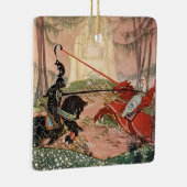 “Een ridderlijk steekspel” door Thomas Mackenzie Keramisch Ornament (Rechts)