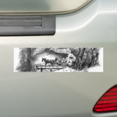Een ride door de centrale Bumpersticker van het Pa (Op auto)