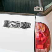 Een ride door de centrale Bumpersticker van het Pa (Op Truck)