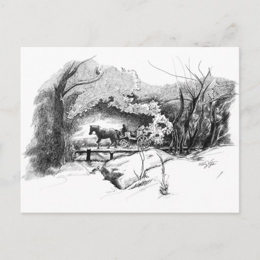 Een ride door het centrale Briefkaart van het Park (Voorkant)