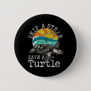 Een riem overslaan Een schildpad opslaan Ronde Button 5,7 Cm