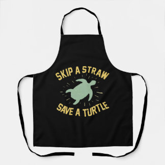 Een riem overslaan Een schildpad opslaan Schort