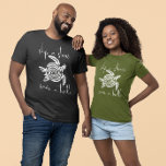 Een riem overslaan Een wit schildpad opslaan T-shirt<br><div class="desc">Dit ontwerp werd gecreeerd door digitale kunst. U kunt de stijl van dit shirt veranderen door Meer > onder de stijloptie te kiezen. Het kan worden gepersonaliseerd door op de aanpassingsknop te klikken en de kleur te wijzigen, een naam, initialen of je favoriete woorden toe te voegen. Neem contact met...</div>