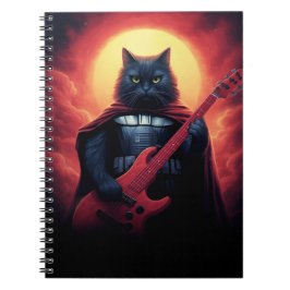 Een Riff dat de Kosmos Schudt | Galactische Kat Lo Notitieboek