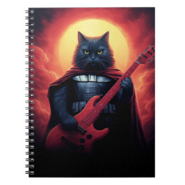 Een Riff dat de Kosmos Schudt | Galactische Kat Lo Notitieboek