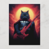 Een Riff die de Kosmos Schudt | Galactische Kat He Briefkaart (Voorkant)