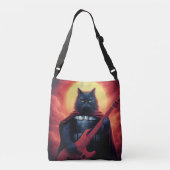 Een Riff die het Heelal Doet Schudden | Galactisch Crossbody Tas (Achterkant)