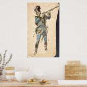 Een Rifleman van de Oostenrijkse Jaegers Poster (Keuken)