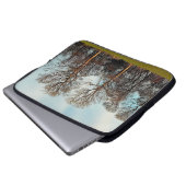 Een rij bomen laptop sleeve (Voorkant onderkant)