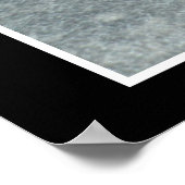 Een rij gekleurde pennen. poster (Hoek)