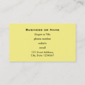 Een rij gekleurde pennen. visitekaartje (Achterkant)