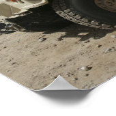 Een rij humvees van het militaire beleid van de ta poster (Hoek)