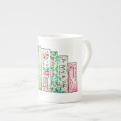 Een rij vakantieclassificaties porselein kop (Voorkant rechts)