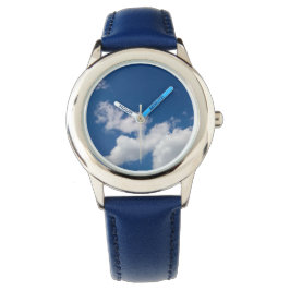 Een rij wolken horloge