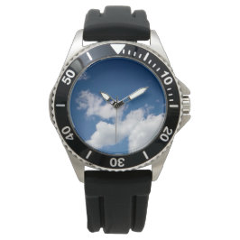 Een rij wolken horloge