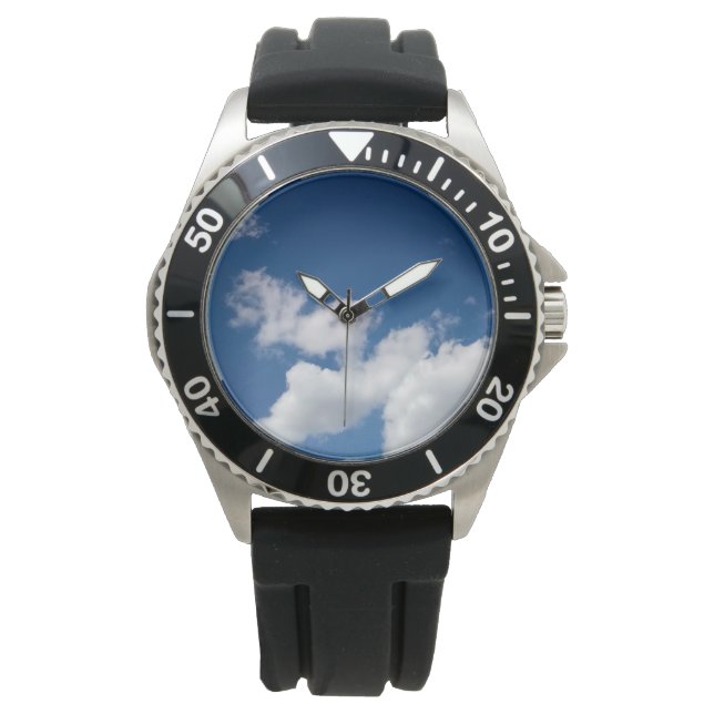 Een rij wolken horloge (Voorkant)