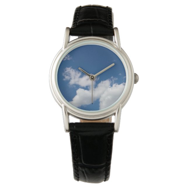 Een rij wolken horloge (Voorkant)