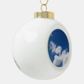 Een rij wolken keramische bal ornament (Links)