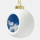 Een rij wolken keramische bal ornament (Rechts)