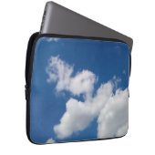 Een rij wolken laptop sleeve (Voorkant Rechts)