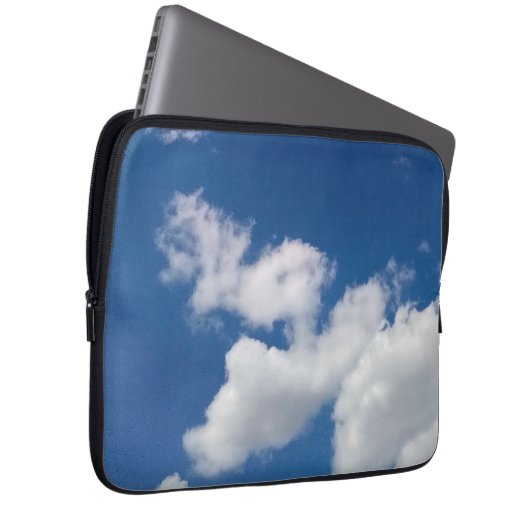 Een rij wolken laptop sleeve (Voorkant Rechts)