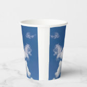 Een rij wolken papieren bekers (Rechts)