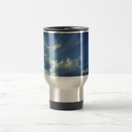 Een rij wolken reisbeker (Center)