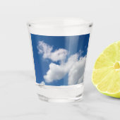 Een rij wolken shot glas (Voorkant)
