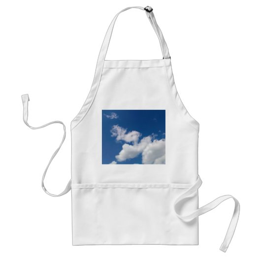 Een rij wolken standaard schort (Voorkant)