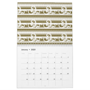 Een rijk gekleurd tapijt heeft een symmetrische ge kalender