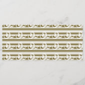 Een rijk gekleurd tapijt heeft een symmetrische ge menu (Achterkant)