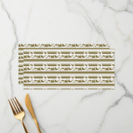 Een rijk gekleurd tapijt heeft een symmetrische ge menu